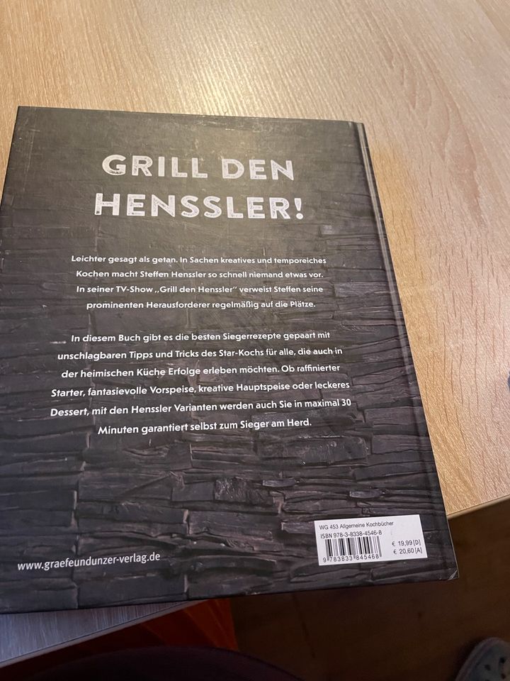 Grill den Henssler Kochbuch mit Autogramm in Thermalbad Wiesenbad