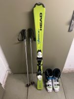 Head Ski 127cm komplett mit Stöcke und Stiefel Sachsen - Hoyerswerda Vorschau