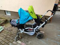 Zwillingskinderwagen gebraucht mit viel Zubehör Baden-Württemberg - Uhingen Vorschau