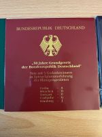 50 Jahre Grundgesetz Satz mit 5 Gedenkmünzen Spiegelglanz 925 FJV Essen-West - Frohnhausen Vorschau