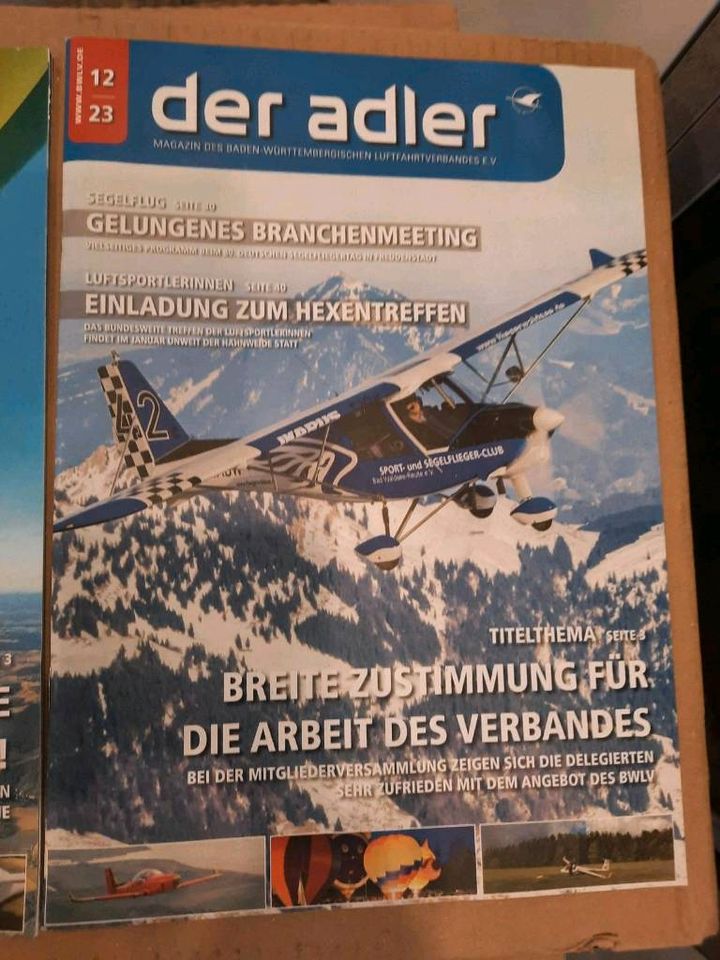 "Der Adler" Luftsport Luftfahrt Zeitschrift Fliegen; TOP-Zustand! in Laupheim