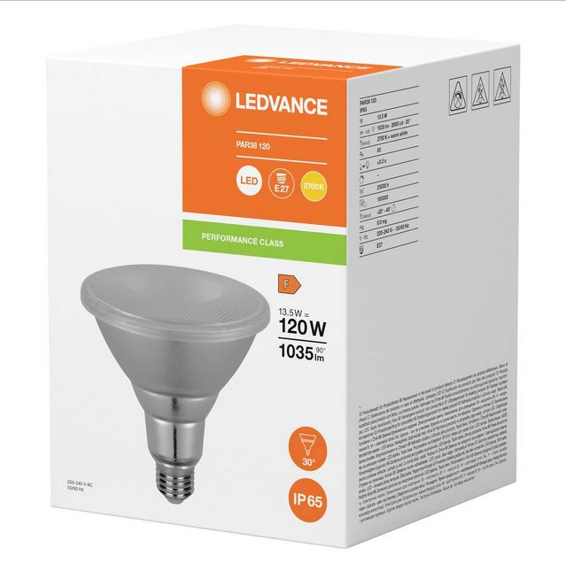 Ledvance LED-Reflektorlampe IP65 E27 120W, 2 Stück in OVP in Hamminkeln