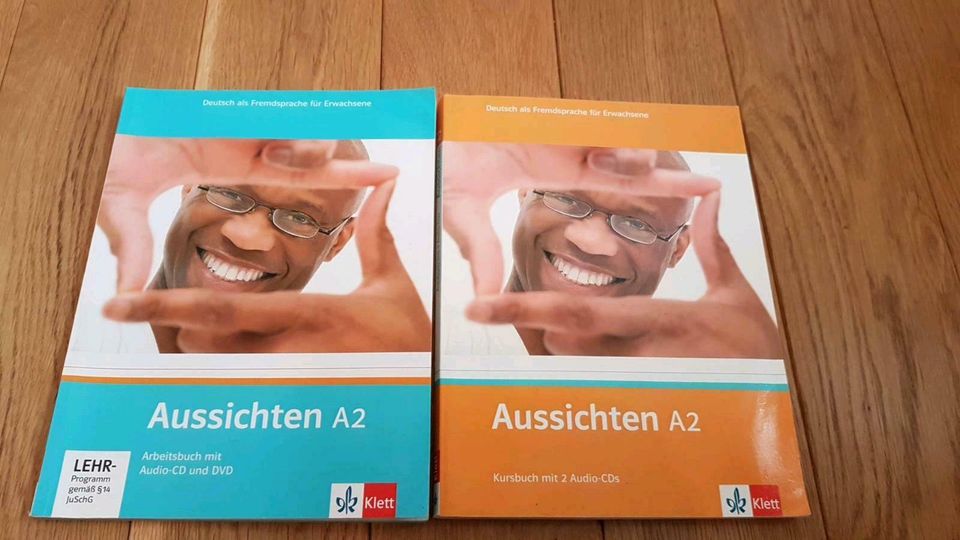 Sprachkurs Deutsch Aussichten A2 Arbeitsbuch Kursbuch in Stralsund