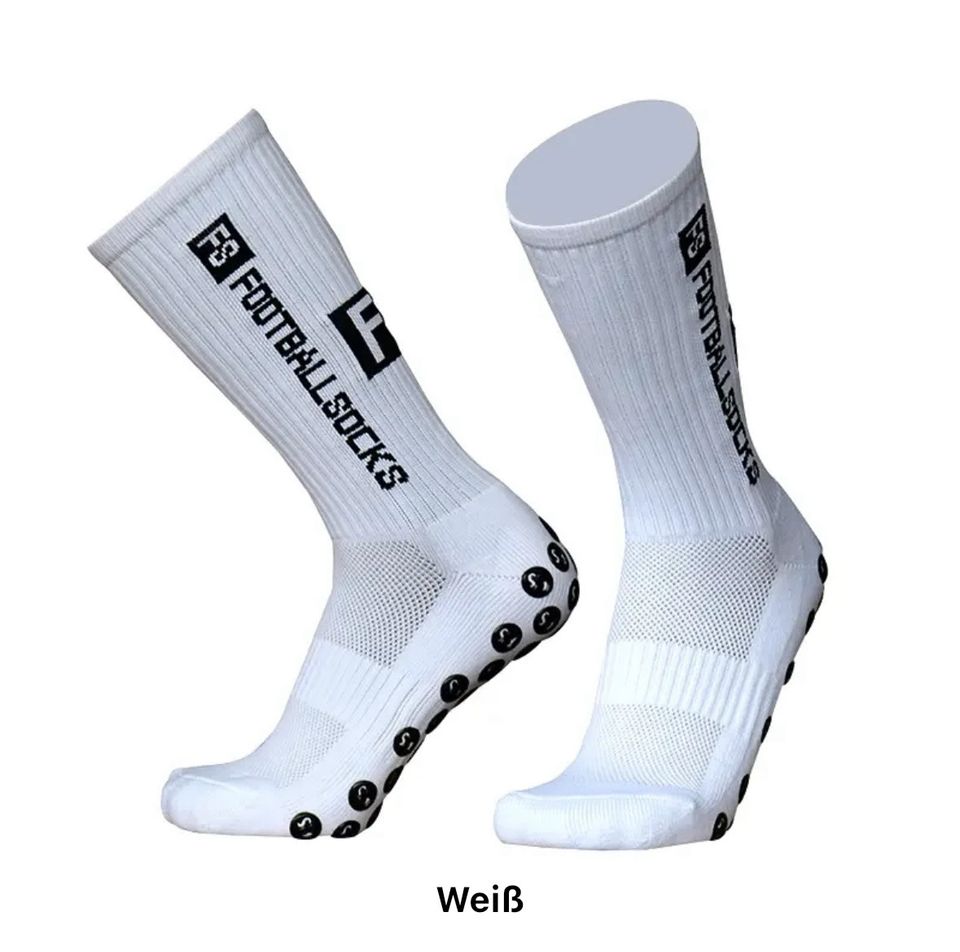 FootballSocks Original Größe: 38-46 Grip Socken Anti Slip 2 Paare in Nürnberg (Mittelfr)