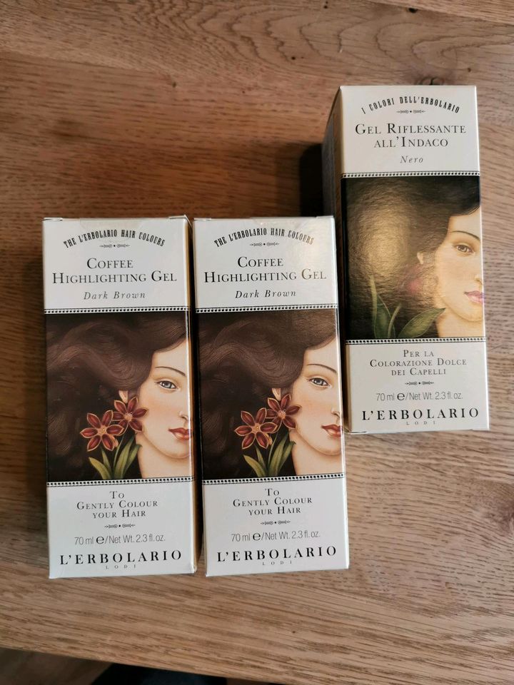 L'erbolario Haarfarbe hair colour highlighting gel coffee + nero in Tirschenreuth