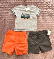 Neu Baby Jungen  Set von Topomini / T-Shirt/ Shorts Gr.80 Sachsen - Borna Vorschau