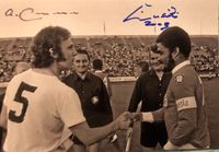 Eusebio (†2014) & Franz Beckenbauer  (†2024) Original Autogramm Essen - Bredeney Vorschau