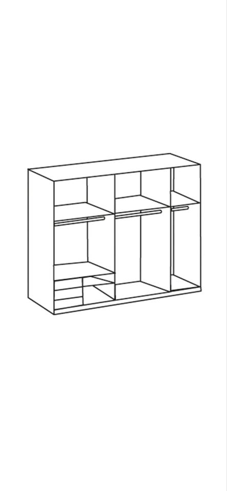 Plankeneiche Schwebetürenschrank in Ludwigshafen