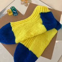 Selbstgestrickte Socken/Sneaker Gr. 38/39 aus Schurwolle Rheinland-Pfalz - Mainz Vorschau