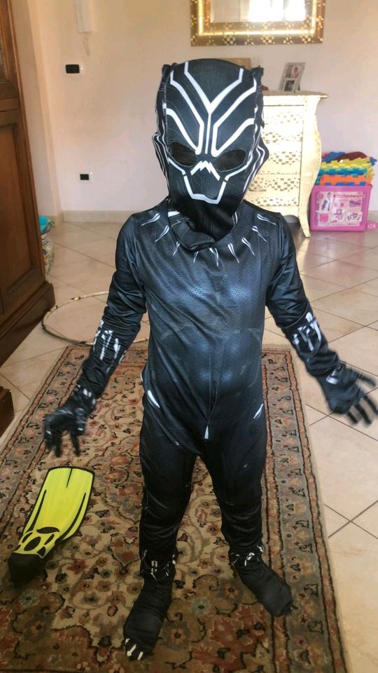 Marvel Black Panther Kinder Kostüm,Anzug,Overall,Neu,Halloween in Bremerhaven