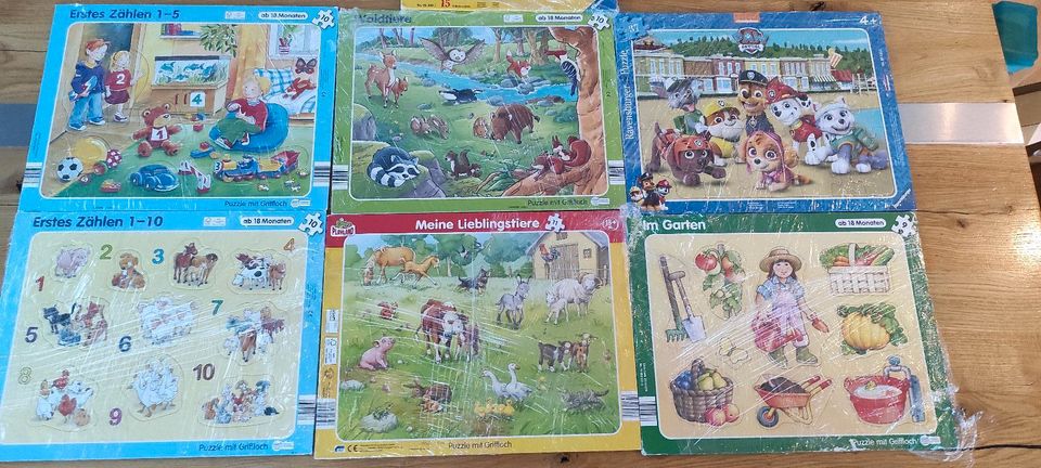 Verschiedene Puzzle, Paw Patrol, Garten, Tiere in Pfarrkirchen