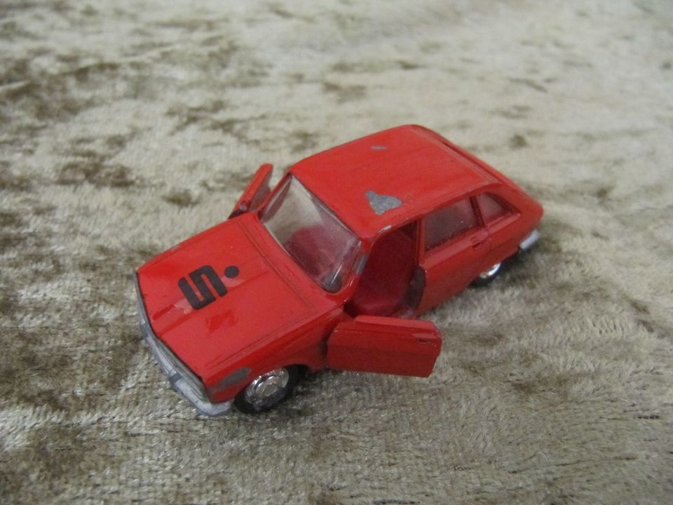 altes Schuco Modell Auto Renault R16 , 1:66 rot Sparkasse Logo ! in Eystrup