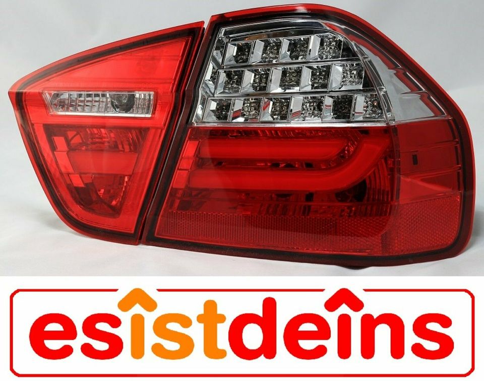 BMW 3er Limo E90 LED Lightbar Rückleuchten Bj12/04-9/08 Rot/Weiss in Quickborn