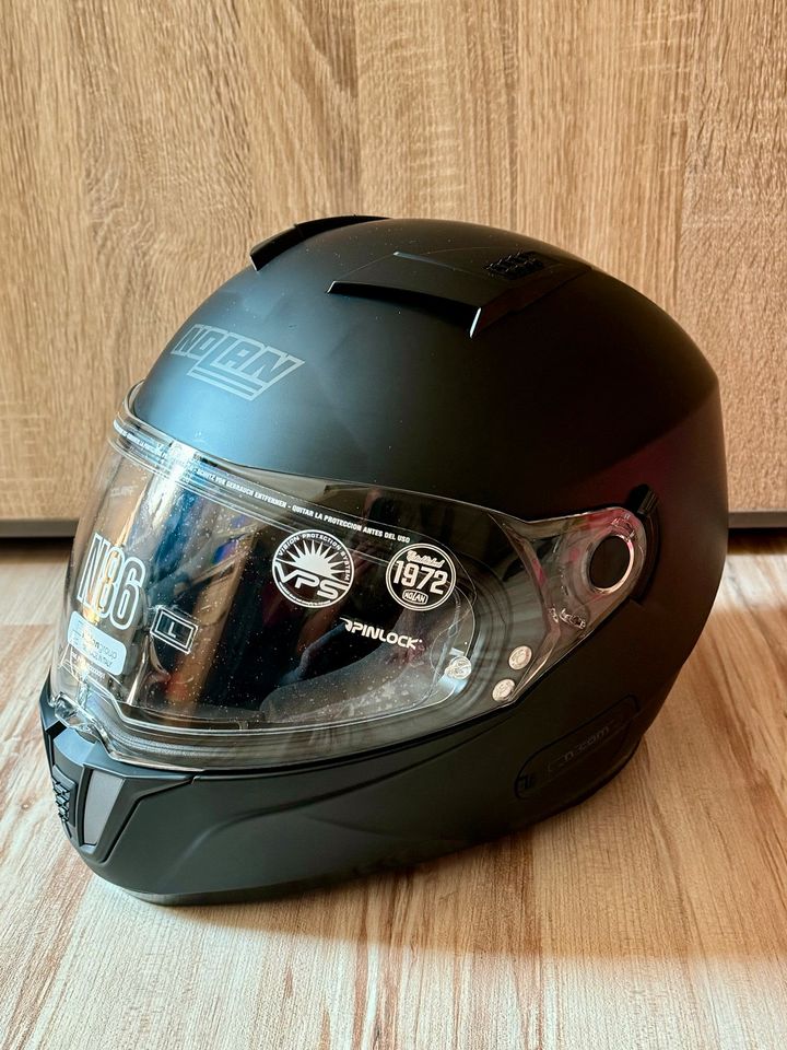 Motorradhelm Nolan N86 (matt-schwarz) in Original-Verpackung in Swisttal