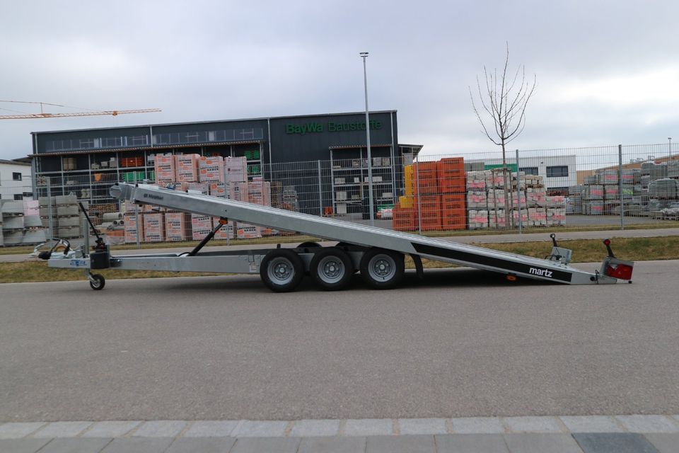 Autotransporter 4,8 m - 3500kg - kippbar geschlossen - Martz in Woerth an der Donau