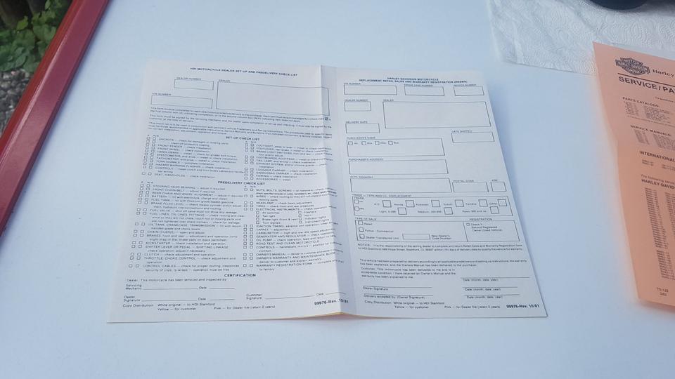 Harley Davidson Fahrerhandbuch FX / FL 1983 International in Königswinter