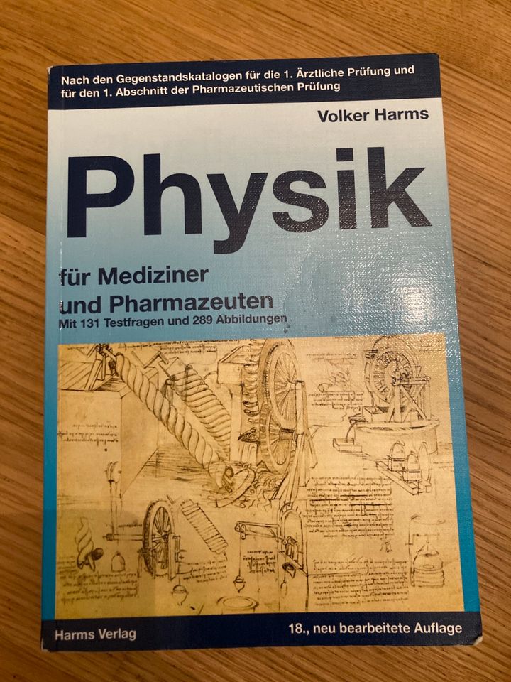 Physik für Mediziner und Pharmazeuten (Harms) in Leipzig