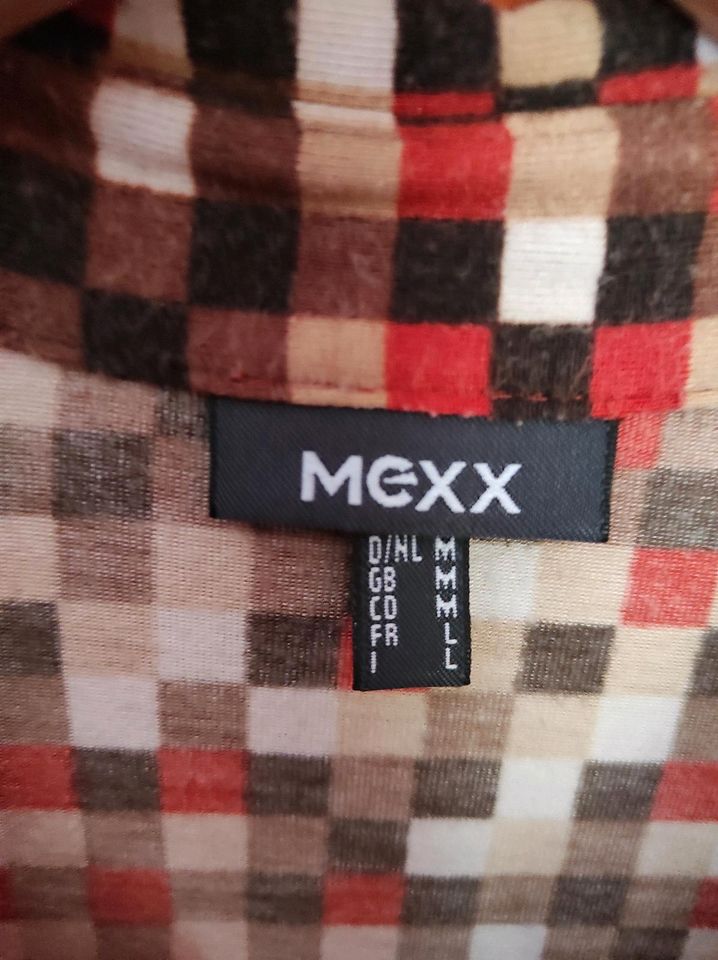 Rot Braune Bluse mit Schachbrett Muster Mexx M 38 in Rheine