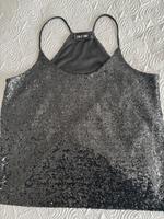 Pailletten-Top Gr.36/38 Schwarz (Neu) Hessen - Gernsheim  Vorschau