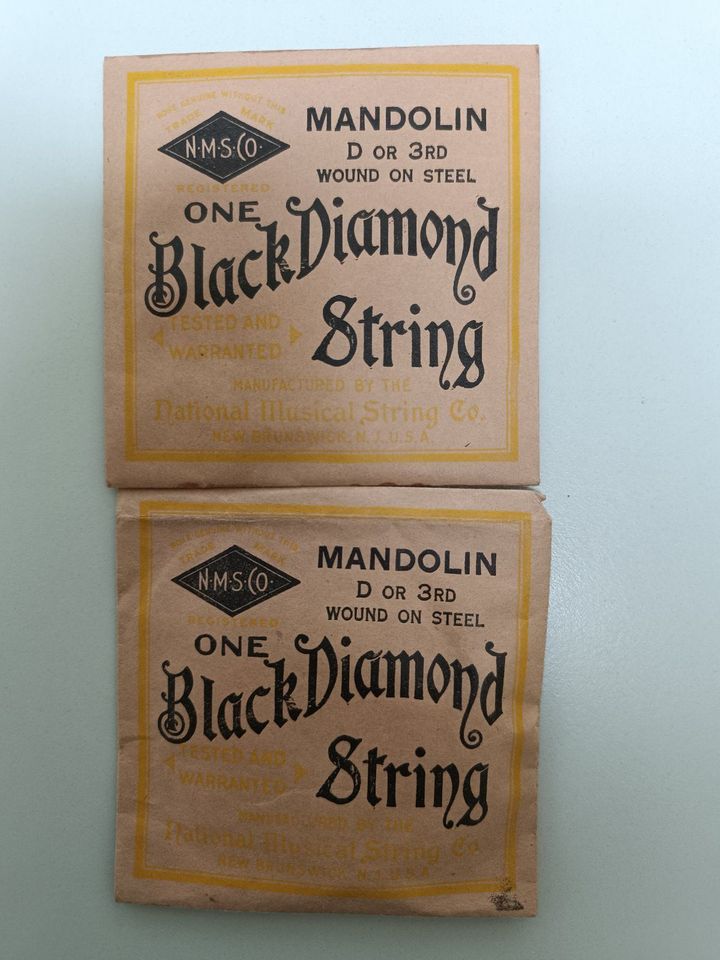 Mandoline / Mandolin String Set / Black Diamond in Taunusstein