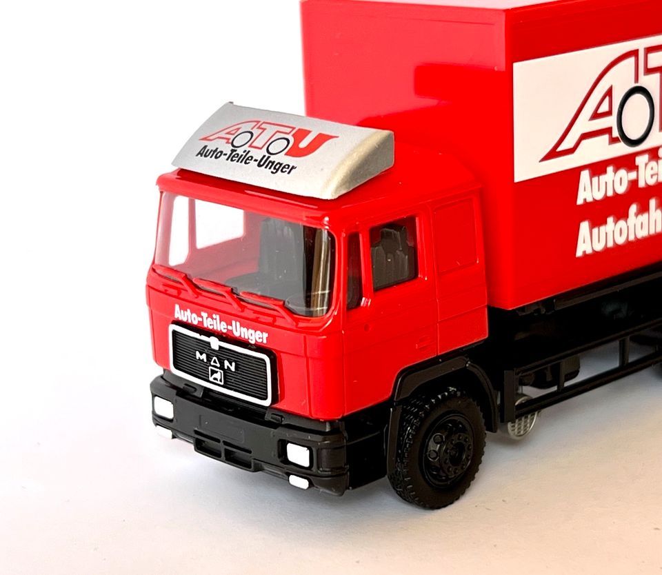 HERPA Modellauto 1/87 MAN Lastwagen ATU Auto-Teile Unger in Mainz
