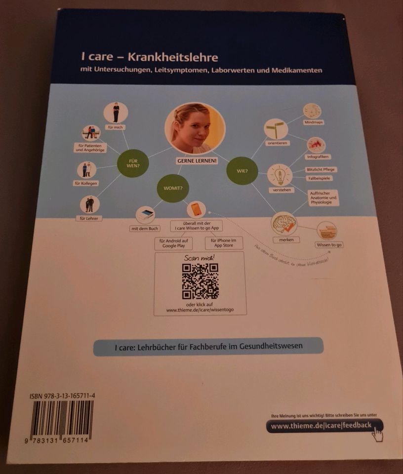 I Care Fachbücher (Anatomie/Physiologie, Krankheitslehre &Pflege) in Paderborn