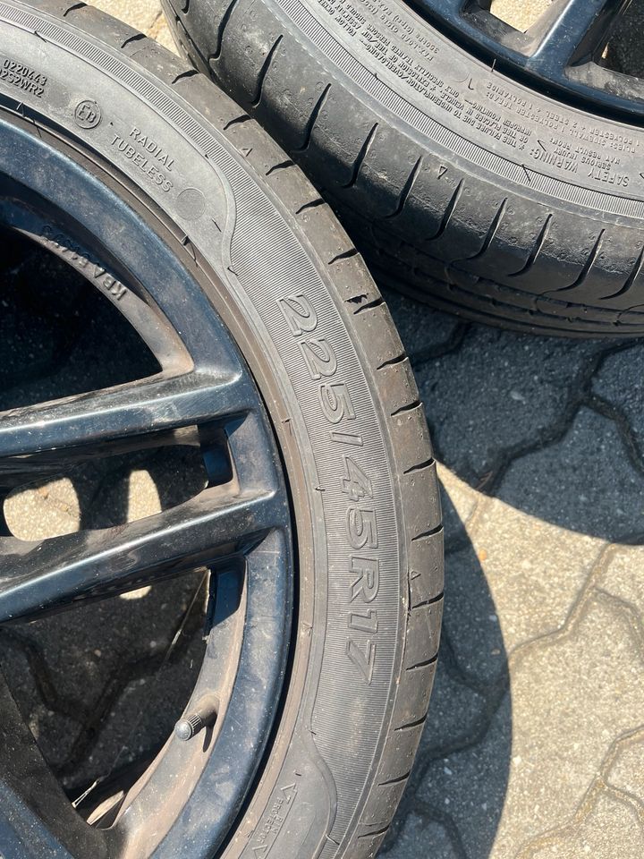 225/45R17 Alutec-Felgen Wenig genutzt Sommerreifen in Ihrlerstein