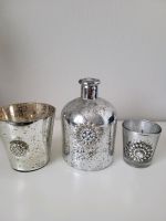 Dekoset, 3tlg,  Vase und 2 Teelichthalter Niedersachsen - Zeven Vorschau