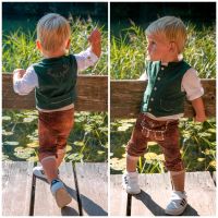Kindertrachten-Outfit (Gr. 74): Trachtenhose, -weste und -hemd Bayern - Piding Vorschau