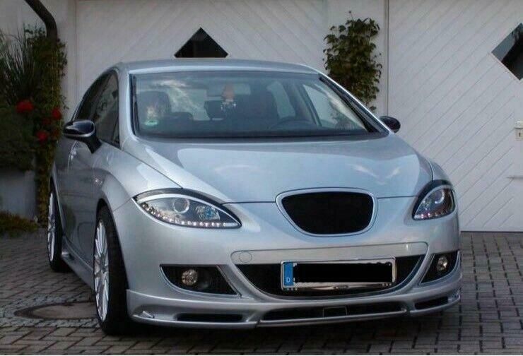 Seat Altea Leon Toledo Led TFL Optik Scheinwerfer schwarz 2005-09 in Calden