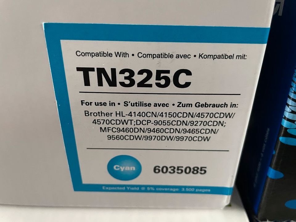 Toner TN325BK, TN325C für Laserdrucker Brother in Ludwigsburg