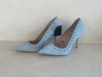 NEU - Pumps Zara - Gr. 40 - hellblau, Wildleder, sehr edel Frankfurt am Main - Innenstadt Vorschau
