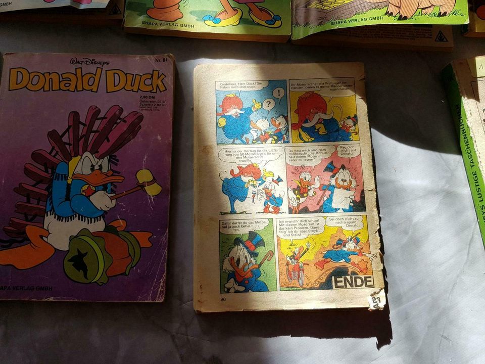 verschiedene alte Donald Duck +1 Fix und Foxi Taschenbücher in Dillingen (Saar)