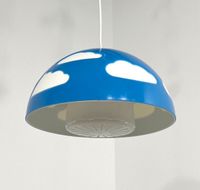 Lampe Skojig Ikea Wolken blau weiß Kinderzimmer Hängelampe Sachsen-Anhalt - Halle Vorschau