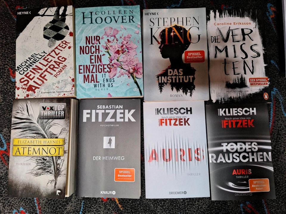 Bücher, Thriller, Psychothriller, Fitzek, King... in Diespeck