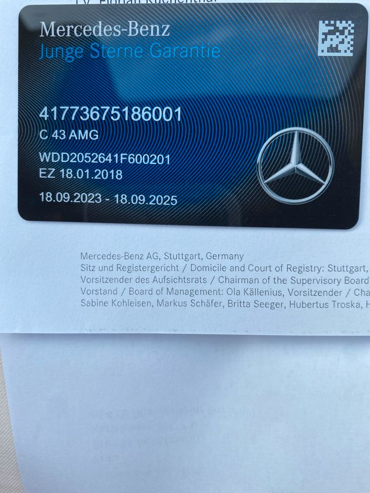 Mercedes Benz C43 AMG 4Matic Kombi in Mommenheim