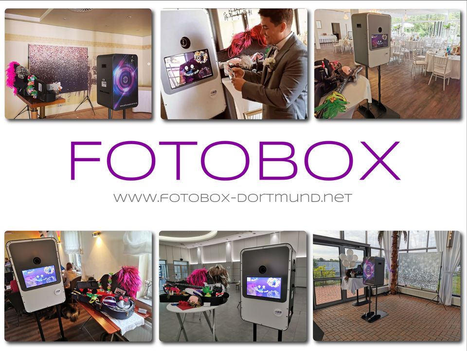 Fotobox mit Druckflatrate Hochzeit Firmenfeier Event Photobooth in Lünen
