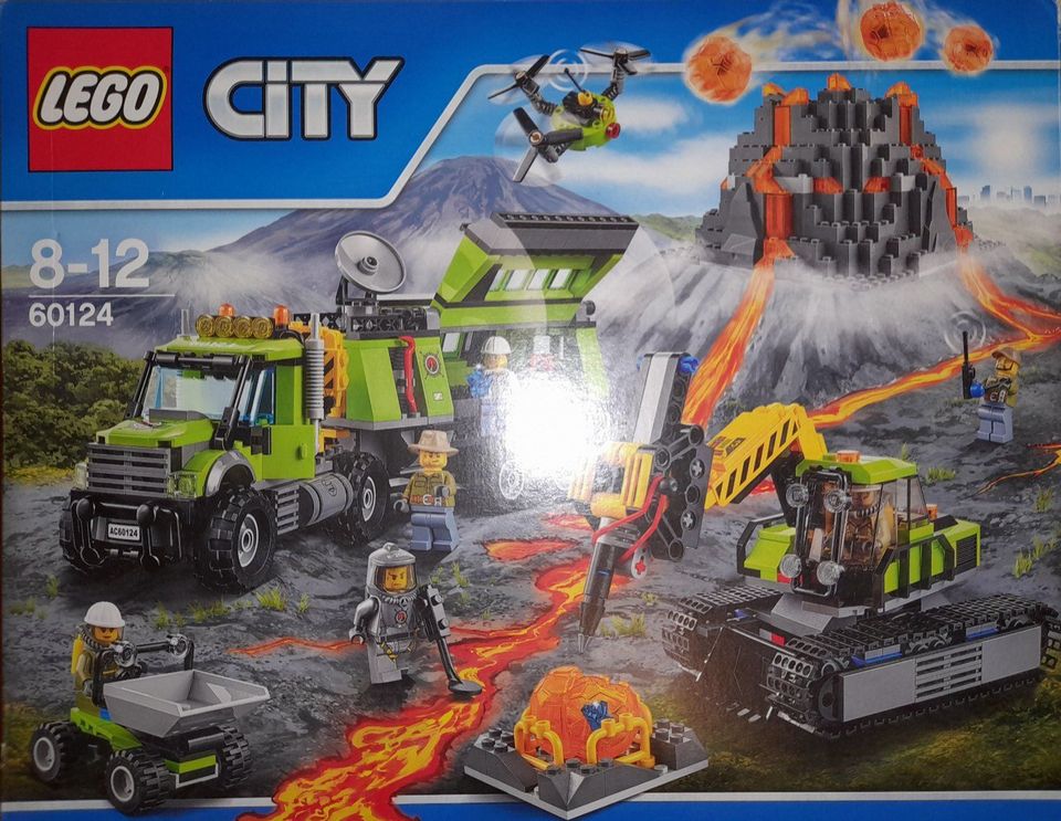 LEGO City 60124 - Vulkan-Forscherstation in Würzburg