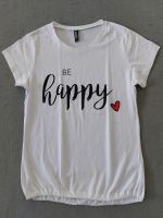 T-Shirt weiß mit Aufdruck "be happy ♥️", Gr. S Kreis Pinneberg - Schenefeld Vorschau