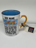 Personalisierte “Lukas” Namens-Tasse mit lustigen Sprüchen NEU Sachsen - Zwickau Vorschau