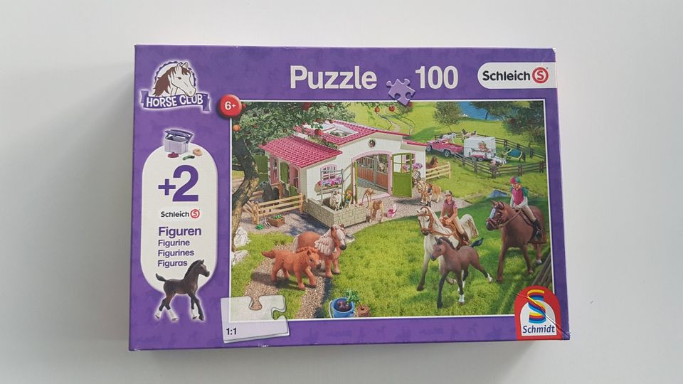 ☆☆☆ Puzzle | 100 Teile | Schmidt / Schleich | Ausritt ☆☆☆ in Sassenburg