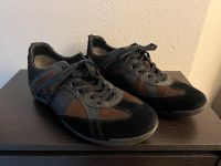 GEOX - Sneaker Herren Leder schwarz / braun - Gr. 45 Bayern - Ingolstadt Vorschau