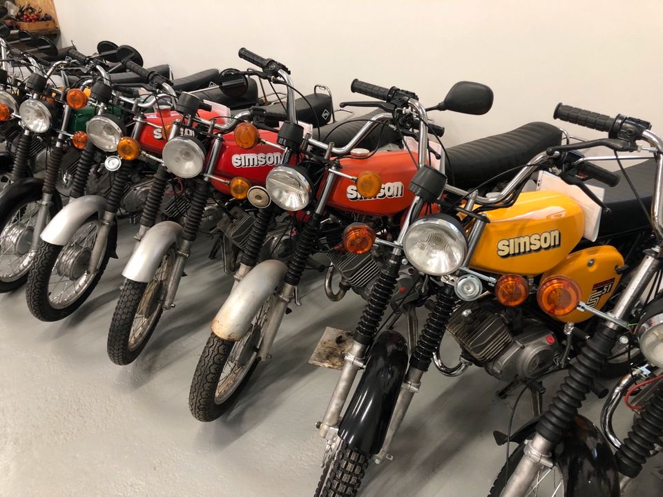 SIMSON S51 4-Gang ENDURO, Mopeds, RESTAURIERT, mit 60kmh Papieren in Crimmitschau