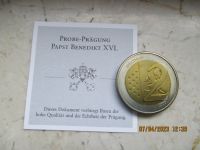2 Euro Münze (Probe) 2005 Papst Benedikt XVI. nur 50.000 Stück Bayern - Hilpoltstein Vorschau
