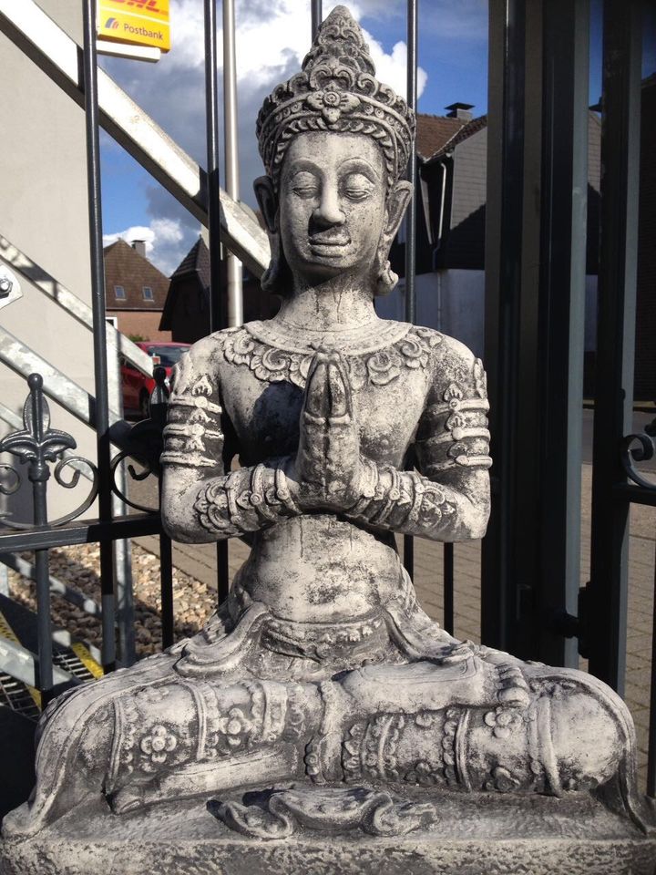 ‼️Buddha 佛 75kg Tempelwächter Teich Feng Shui Ganesha Steinguss‼️ in Dortmund