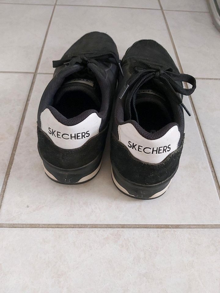 Skechers Sneaker schwarz Größe 47,5 in Geisenheim