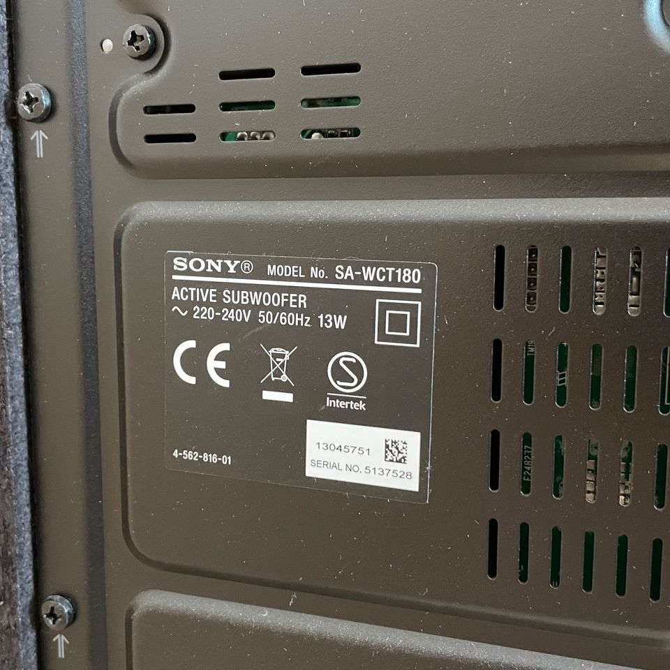 Sony SA-CT180 Soundbar mit kabellosem Subwoofer in Dresden