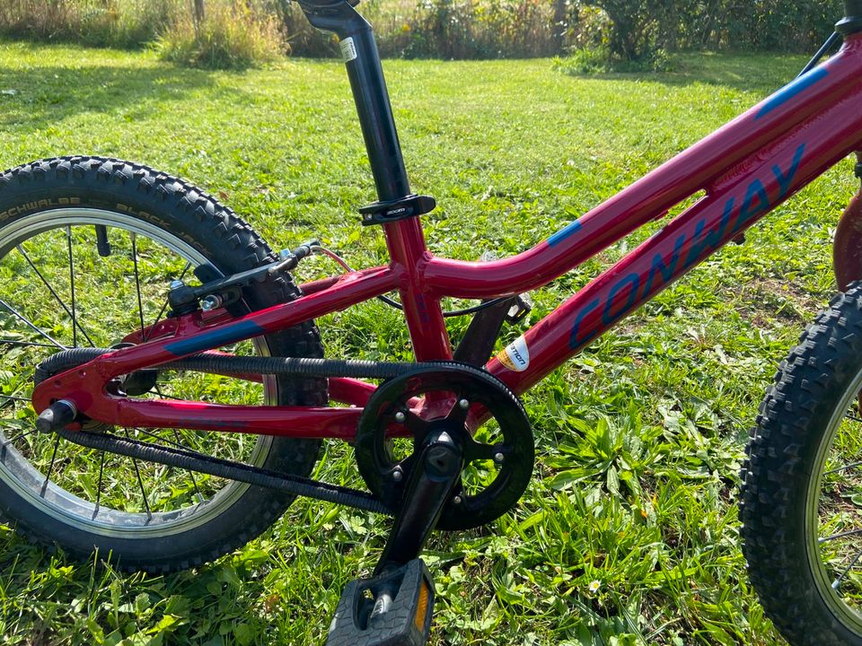 Kinder Mountainbike- Fahrrad-Conway MS160 weinrot Mädchen, Junge in Mülsen