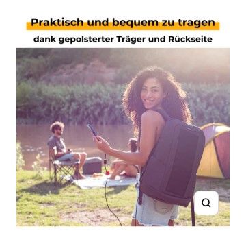 Sunnybag ICONIC Solarrucksack Neu mit Etikett und Zertifikat in Großenkneten