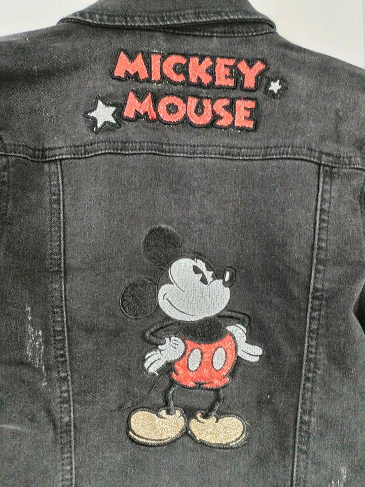 Kinder Jeans Jacke Disney Mickey Mouse Gr 134 in Lambsheim